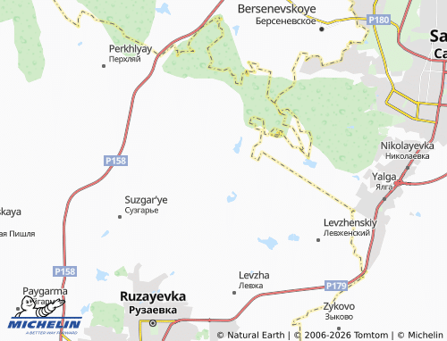 MICHELIN-Landkarte Klyucharevo - ViaMichelin