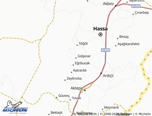 Kaart MICHELIN Gülpınar - ViaMichelin