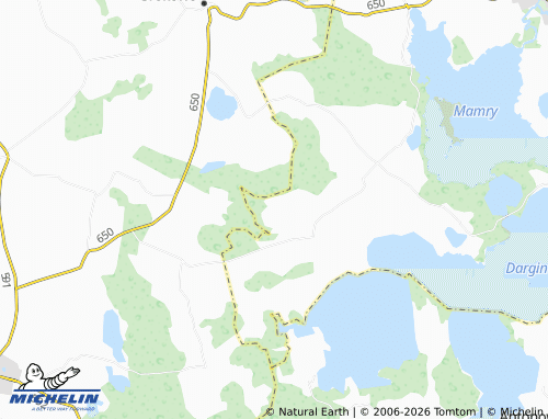 MICHELIN Róże map - ViaMichelin