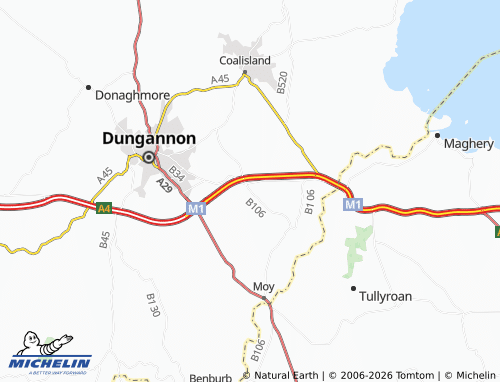 MICHELIN Laghey map - ViaMichelin