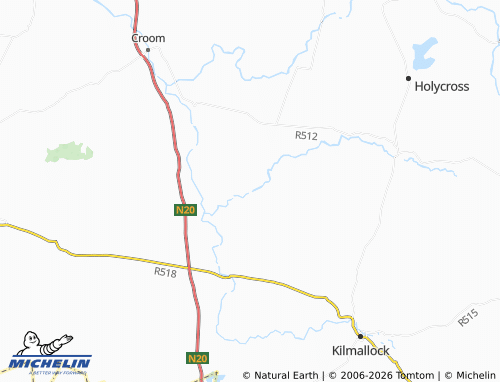 Mapa MICHELIN Athlacca - ViaMichelin