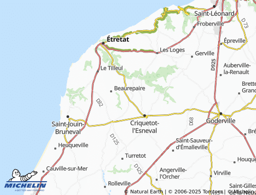 MICHELIN Villainville map - ViaMichelin