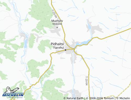 Mappa MICHELIN Pidhaitsi - ViaMichelin