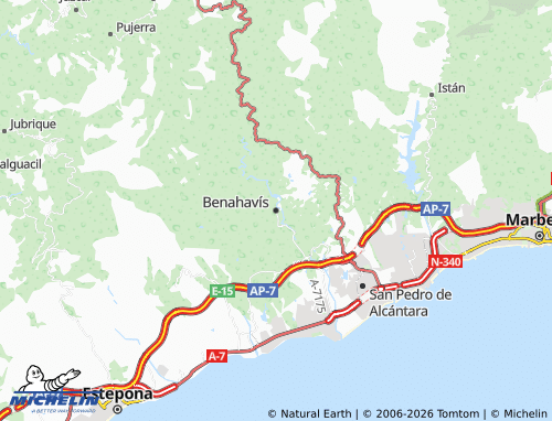 Kaart MICHELIN Benahavís - ViaMichelin
