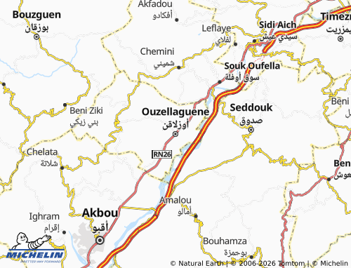 Mapa MICHELIN Uzlaqin - ViaMichelin