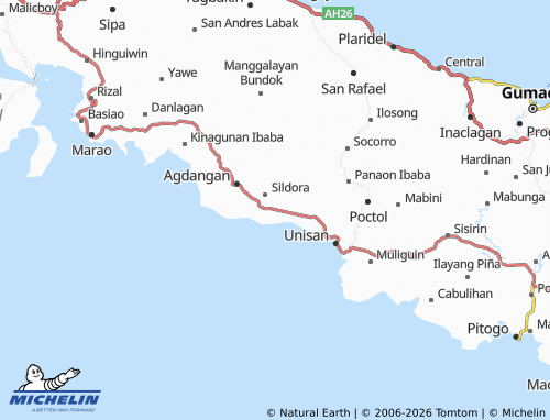 MICHELIN Binagbag map - ViaMichelin