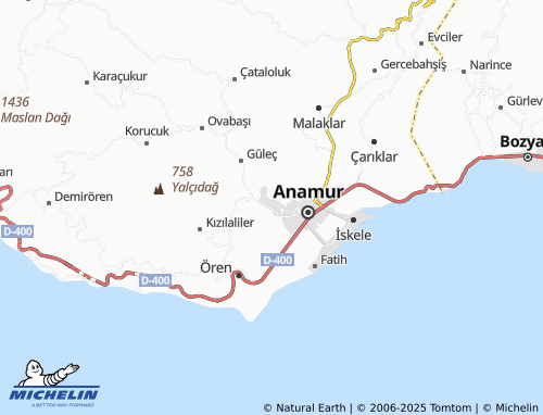 MICHELIN Kalınören map - ViaMichelin