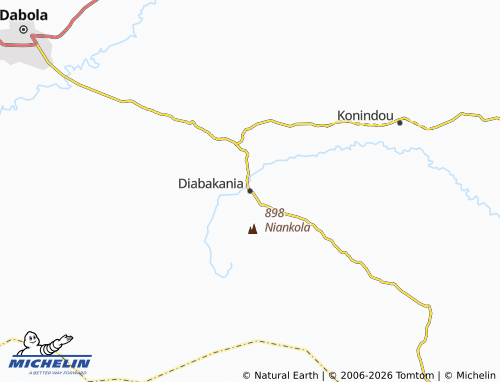 Mappa MICHELIN Diabakania - ViaMichelin