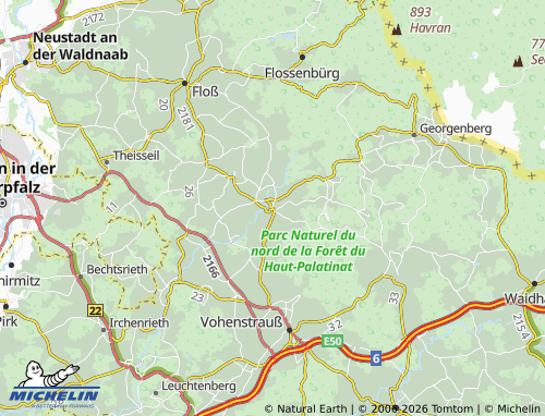 Mappa MICHELIN Waldthurn - ViaMichelin