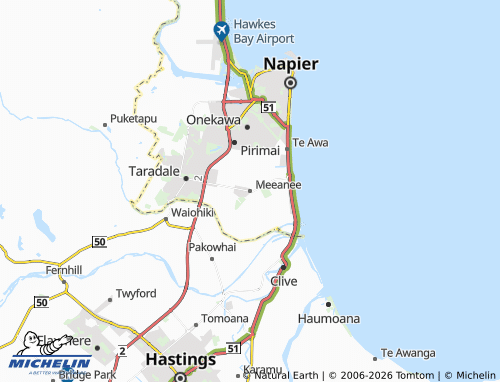 Mapa MICHELIN Meeanee - ViaMichelin