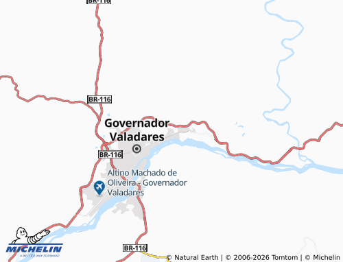 Mappa MICHELIN Chácaras Braúnas - ViaMichelin