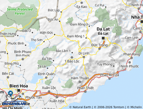 MICHELIN Bảo Lâm map - ViaMichelin