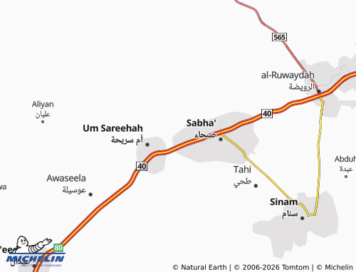 MICHELIN-Landkarte al-Qusouriyyah - ViaMichelin