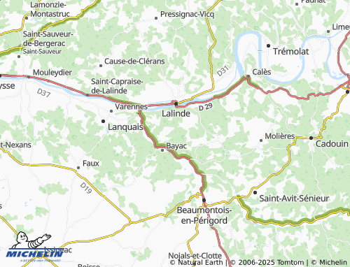 Carte MICHELIN Bio - ViaMichelin