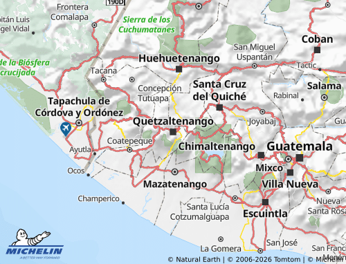 Kaart MICHELIN Quetzaltenango - ViaMichelin