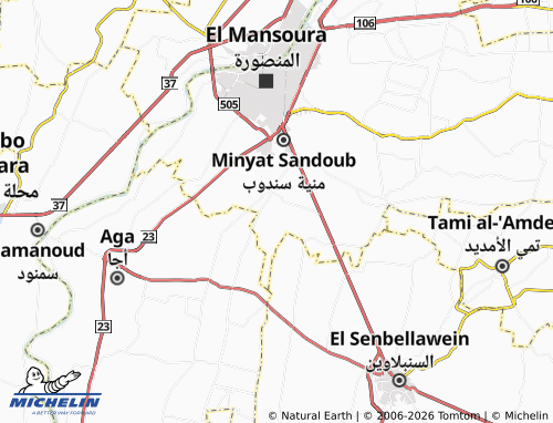 Mapa MICHELIN Jimmeezat Biljai - ViaMichelin