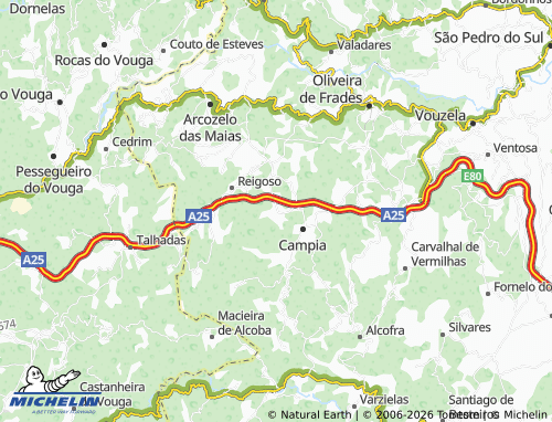 Mapa MICHELIN Cercosa - ViaMichelin