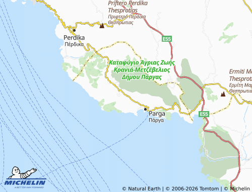 MICHELIN Anthousa map - ViaMichelin
