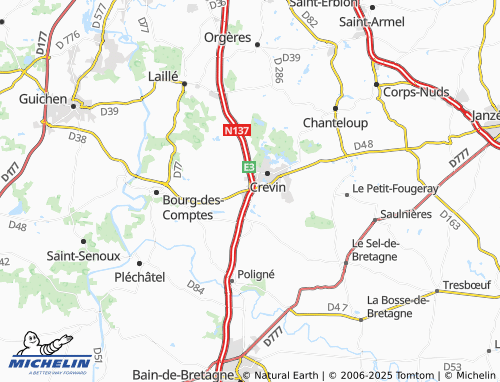 Mappa MICHELIN Bel-Air - ViaMichelin