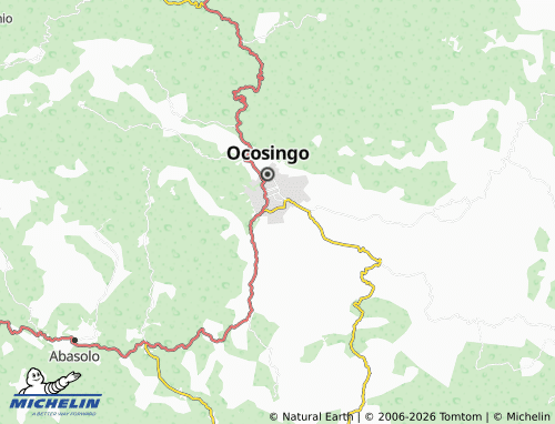 MICHELIN Agua Azul map - ViaMichelin