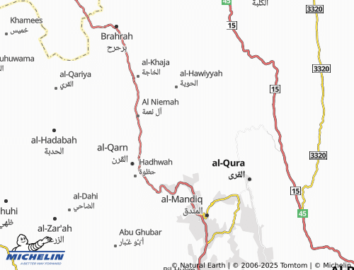 MICHELIN Al Maghthah map - ViaMichelin