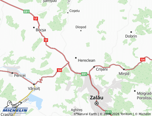 MICHELIN-Landkarte Baumhacken - ViaMichelin