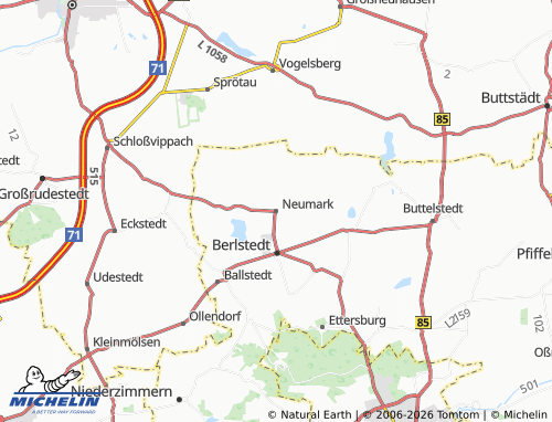 Mappa MICHELIN Neumark - ViaMichelin