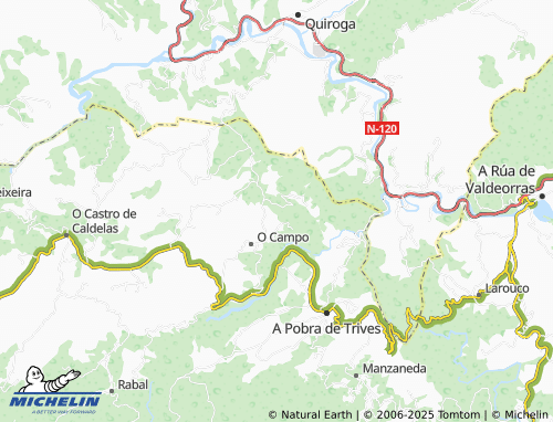 MICHELIN Pacios de San Xurxo map - ViaMichelin