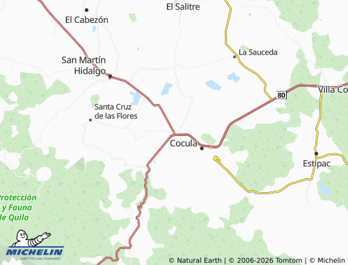 Mappa MICHELIN Crucero de Santa María - ViaMichelin