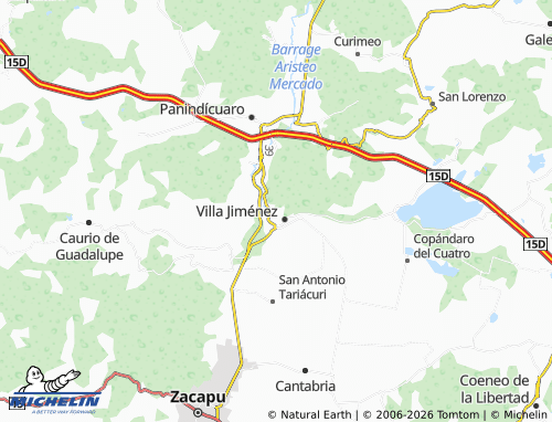 Mapa MICHELIN Josefa Ortiz de Domínguez - ViaMichelin