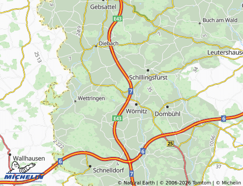 MICHELIN Walkersdorf map - ViaMichelin