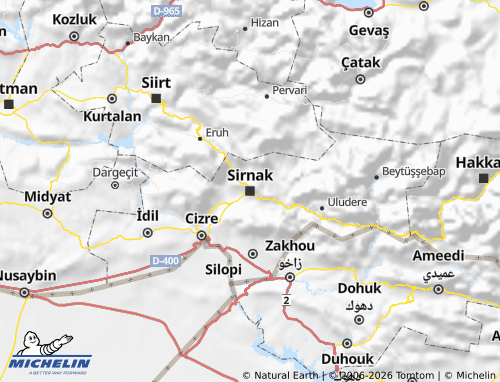Mappa MICHELIN Şırnak - ViaMichelin