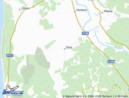 Mapa MICHELIN Ziras - ViaMichelin