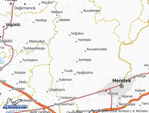 MICHELIN Yeşilyurt map - ViaMichelin