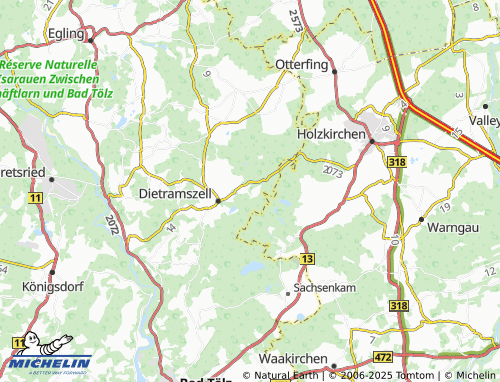Kaart MICHELIN Reith - ViaMichelin