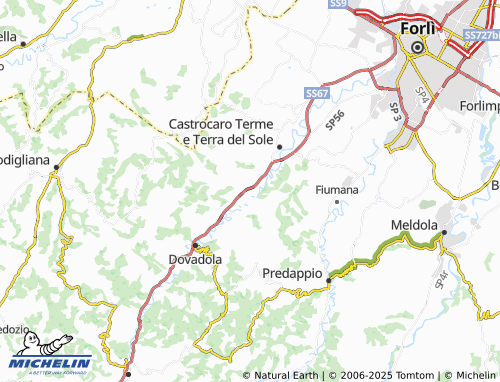 MICHELIN Pieve Salutare map - ViaMichelin