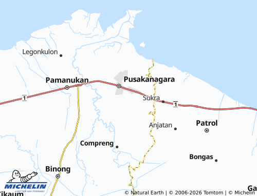 MICHELIN Kebondanas map - ViaMichelin