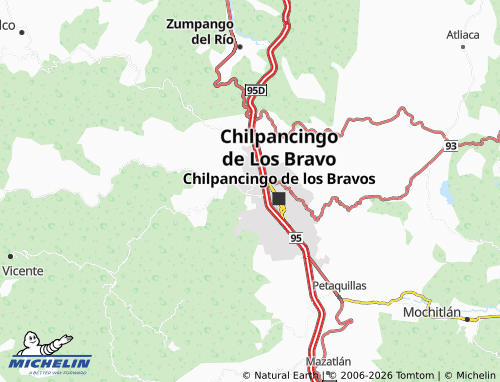 Mappa MICHELIN María de La O - ViaMichelin