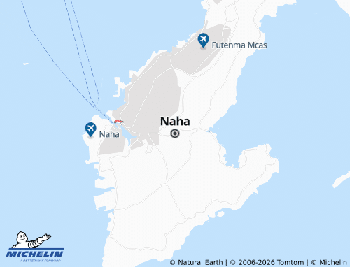 Kaart MICHELIN Naha - ViaMichelin