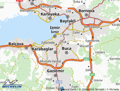 MICHELIN Hürriyet map - ViaMichelin