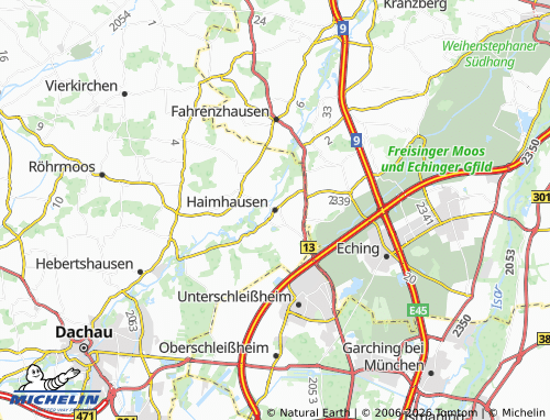 MICHELIN Haimhausen map - ViaMichelin