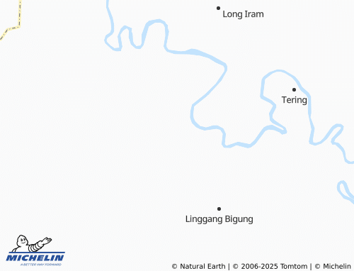 MICHELIN Muara Mujan map - ViaMichelin