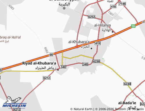 MICHELIN-Landkarte Al Amana - ViaMichelin