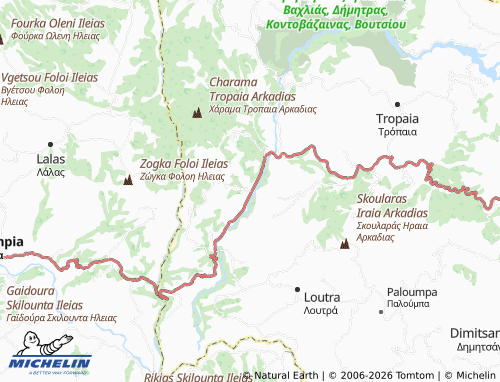 MICHELIN Dodekametro map - ViaMichelin