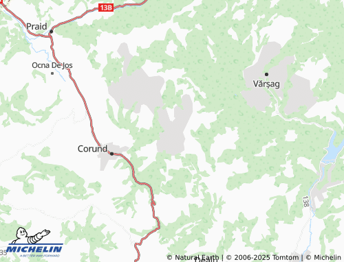 Carte MICHELIN Fântâna Brazilor - ViaMichelin