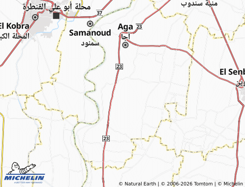 Mapa MICHELIN Kafr al-Nujaba - ViaMichelin