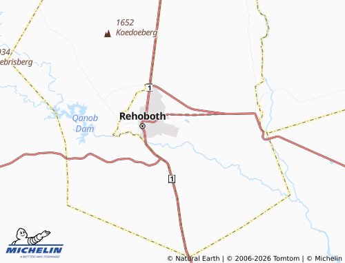 Mapa MICHELIN Rehoboth Block E Extension 3 - ViaMichelin
