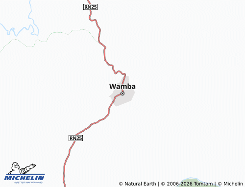 MICHELIN Wamba map - ViaMichelin