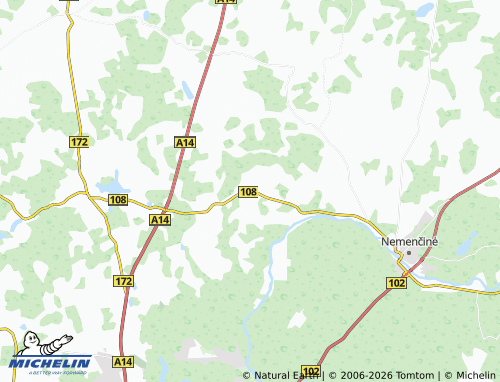 Mappa MICHELIN Ažulaukė - ViaMichelin