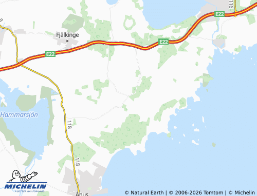Mapa MICHELIN Vanneberga - ViaMichelin